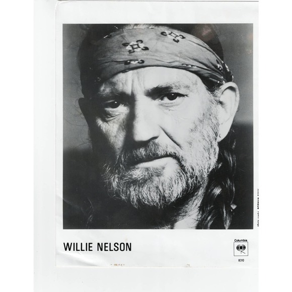 Willie Nelson Autographed Lot June 26 Berwick PA Fair Photograph Stub Headband - Picture 1 of 6